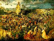 Pieter Bruegel vagen till golgata France oil painting artist